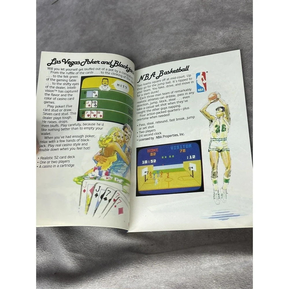 INTELLIVISION MATTEL ELECTRONICS 1981 BLUE CATALOG 2ND EDIT. #00073350-G1 36PGs!